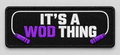 LIFT//SOLE It's a WOD Thing Patch mit violettem Sprungseil