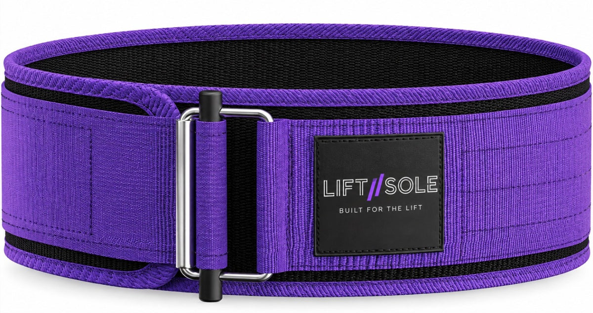 Lila LIFT//SOLE Gewichthebergürtel