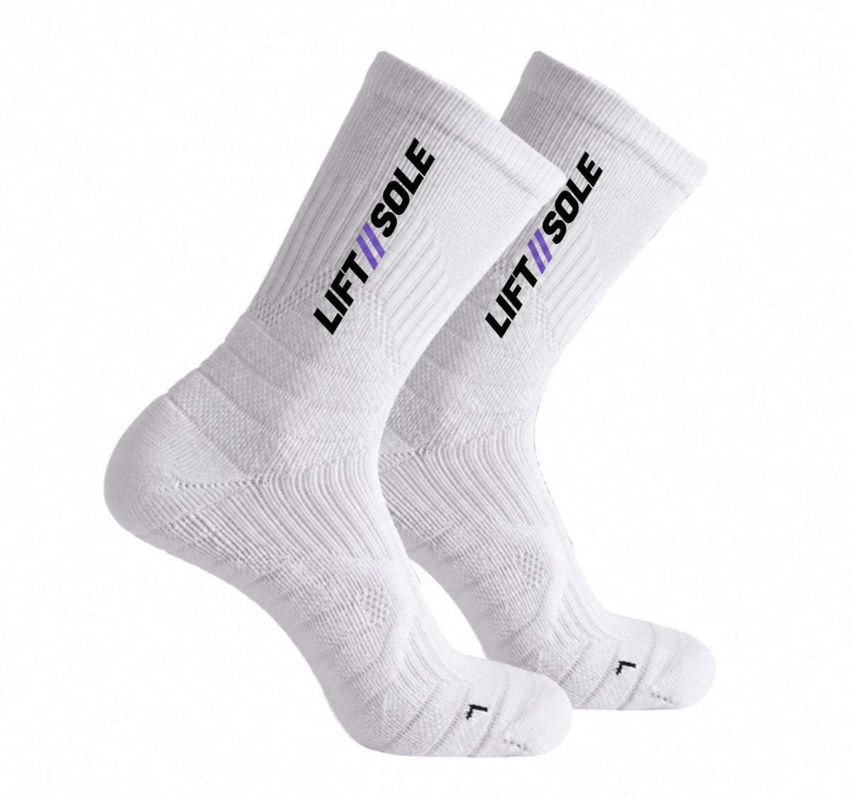 Weiße LIFT//SOLE Performance-Socken